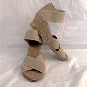 Women's Tan Wedge Sandals